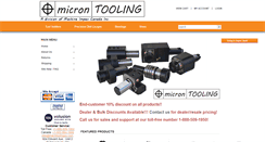 Desktop Screenshot of microntooling.com